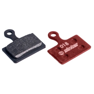 Sinter Plăcuțe de Frână Shimano K, compuși organici, MTB Standard, roșu, 25 bucăți