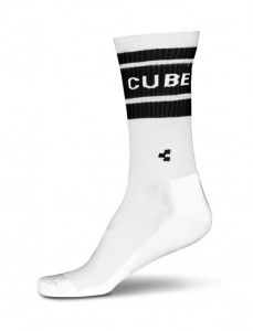 Sosete Cube Socks After Race High Cut alb/negru
