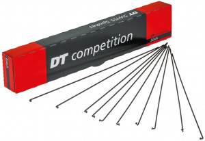 Spite DT Swiss 2.0x1.8x2.0x287mm 100 pcs., black, Compet.Niro, w/o nipple