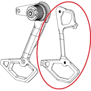 Sram Rd Inner Cage Gx T-type Eagle Axs