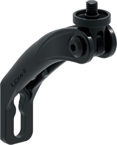 Suport compact cu prindere GoPro pentru iluminare față e-bike Lezyne negru