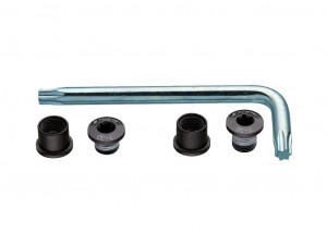 Suruburi foaie angrenaj + torx FSA CR Bolt Kit Negru Triplu MTB 12 buc