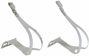 Toe clip pair Zefal Christophe Metall SIZE S/M TILL EU SIZE 42 OR US SIZE 9