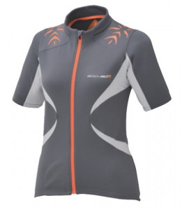 Tricou Shimano Accu3D maneca scurta explorer gargoyle/orange