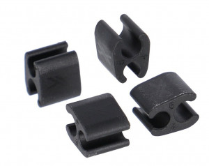 XLC cable clip BR-X119 ?4mm cable, ?5mm housing 4 pieces