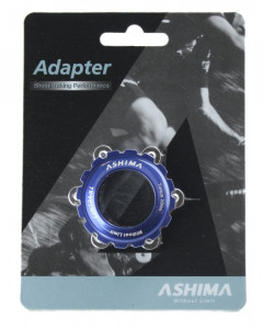 Adaptor frana Ashima AC03XL center lock ultra light albastru