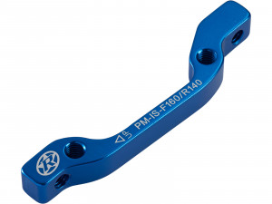 Adaptor frana REVERSE BRAKE DISC ADAPTER IS-PM 160 FR+140 RE albastru