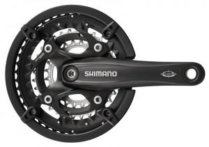 Angrenaj Pedalier Shimano FC-T521-L, 44X32X24T, Brat 175mm, pt. 10 Vit. pe spate, 2-Pcs FC, Hollowtech Octalink