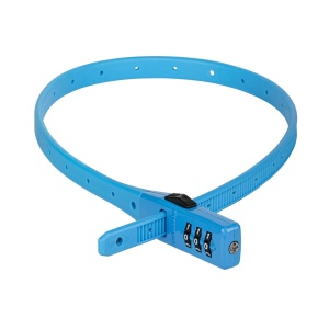 Antifurt Cablu KRYPTONITE Click Lock - 10mm/45cm, Albastru