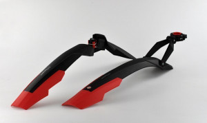 Aparatori Simpla ADHD SDL 27,5'-29' ptr.bicicleta cu suspensie negre/rosu B357