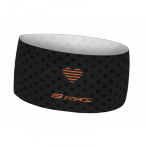 Bandana Force Points, negru/portocaliu, UNI