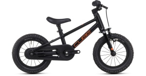 Bicicleta COPII CUBE, NUMOVE 120 RT, NEGRU/PORTOCALIU - 12"