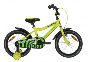 Bicicleta copii Kellys Wasper 16 inch, galben