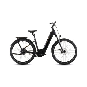 Bicicleta Electrica Cube KATHMANDU HYBRID COMFORT SLX 800 EASY ENTRY, Solareclipse GOLD, 2026 – 28"