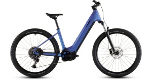 Bicicleta Electrică Cube REACTION HYBRID ONE 600, Easy Entry Blueiris REFLECT, 2026 - 27.5"