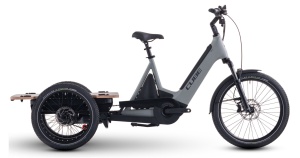 Bicicleta Electrica Cube TRIKE FLATBED HYBRID 750, Swampgrey REFLEX, 2026, One Size - 24"