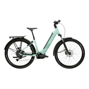 Bicicleta electrica Kross Influx Hyb Suv Ls 3.0 800 27,5" verde mat