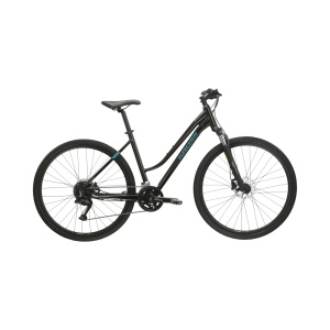 Bicicleta Kross Evado 5.0 black / turquoise / glossy