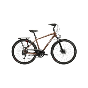 Bicicleta Kross Trans 5.0 brown/silver glossy