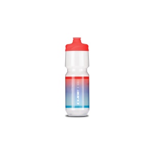 BIDON CUBE FLOW 750 TEAMLINE White/Blue/Red