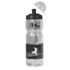 Bidonas Thermo M-Wave transparent/negru 400ml