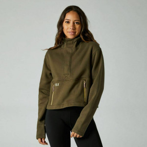 Bluza Fox Calibrated Dwr Zip Fleece, only green