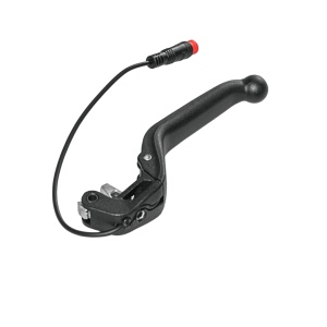 Brake lever blade closer MT7e, black, 4-finger aluminium ball-end lever blade, black, HIGO-Closer, NO, 150 mm hose length (1 pc)
