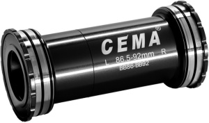 Butuc pedalier CEMA pentru Shimano, Stainless Steel, 89.5 mm, 41 mm
