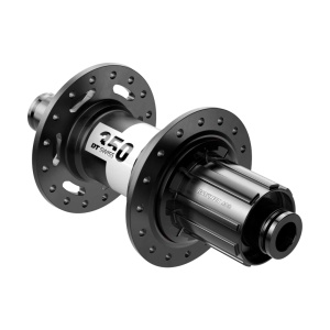 Butuc Spate DT Swiss 350 MTB DB DEG 72, 148/12 mm TA Boost, IS 6 Suruburi, 28 Gauri, Shimano MTB