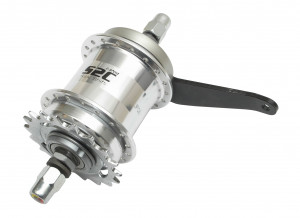 Butuc spate Sturmey Archer 36h 22t argintiu