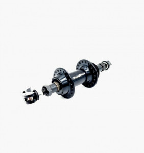 Butuc spate Sunrace HBM45R7QS, alu, ax QR, 36H, ax 180mm, negru