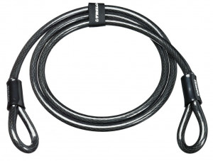 Cablu antifurt Trelock 2 loops 12mm ZS 180/180/12, black, 180cm