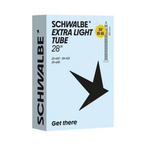 Camera Schwalbe SV 15-EL Extra Light 27/28x0.90-1.10 Inch 23/28-622/630 SV 80mm