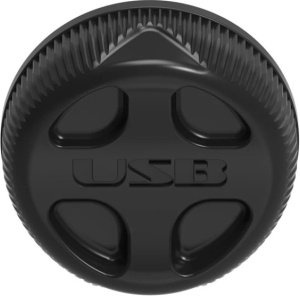 Capac de schimb Lezyne pentru Femto USB, spate, negru
