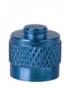 Capacel valva AV, M-Wave alu, albastru anodizat