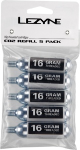 Cartușe CO2 Lezyne de rezervă, 16g, set 5 bucăți