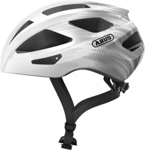 Casca Abus Macator white silver