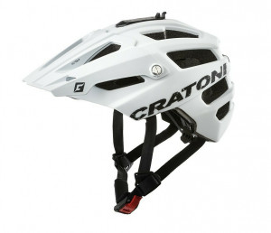 Casca bicicleta Cratoni AllTrack (MTB) white rubber
