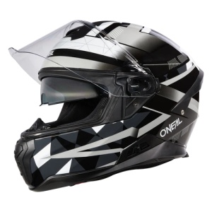 Casca moto full-face O'Neal Challenger EXO, negru mat, vizor solar, ECE 22.06