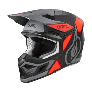 Casca O'NEAL 3SRS VISION, V.24, Negru/Rosu/Gri