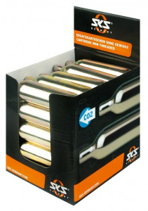 CO2-cartridge display SKS 25 cartridges loose, 16g, no thread