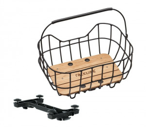 Cos basket Racktime Baskit Breeze 2.0 47X35X24 cm, 25 L, snapit 2.0, negru
