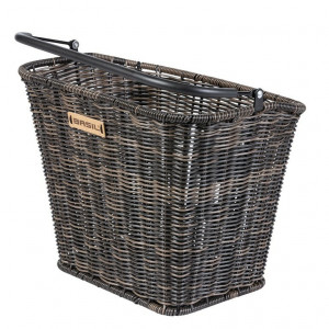 Cos bicicleta fata Basil Bremen rattan look 27x35x29cm