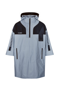 Cube ATX Utility Poncho Safety Silver'n Grey - one size