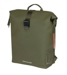 cycle backpack Basil SoHo Nordlicht moss green, 31x13x37cm