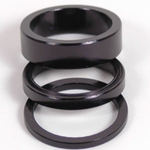 Distantier Zoom 1 1/8' alu. 3mm negru