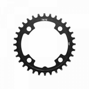 Foaie angrenaj Sunrace CRMX0.4.32HP, alu, 32T, BCD104, Narrow Wide, neagra, AM