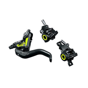 Frana pe disc Magura MT8 SL, PM Flatmount Set, 1-finger HC-Carbolay lever blade