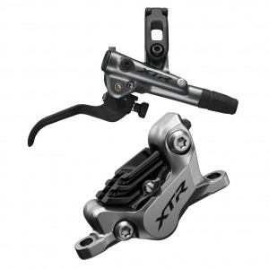 Frana pe disc Shimano XTR BL-M9120(R) BR-M9120(R) fara adaptor placute resin cu aripioare de racire furtun SM-BH90-SBM 1700mm negru