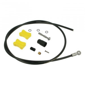 Furtun Shimano SM-BH90-SB 1000mm resin ajustabil conector drept pe maneta negru